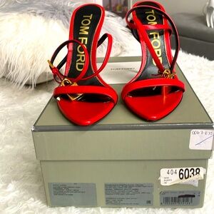 TOM FORD
Lock Stiletto Sandals